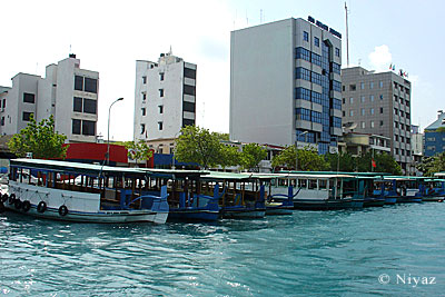 Male' sea side